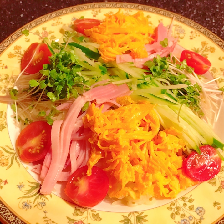 サラダ風 我が家の冷やし中華♡